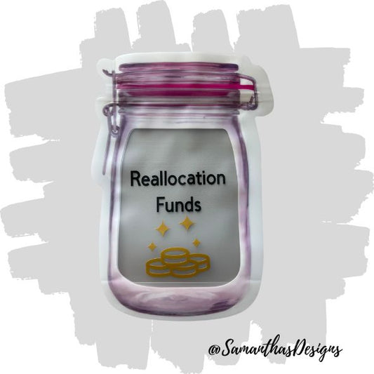 Reallocation Funds Coin Pouch - Cash Stuffing