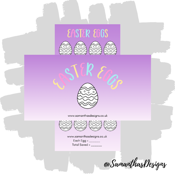 Easter Eggs Savings Tracker