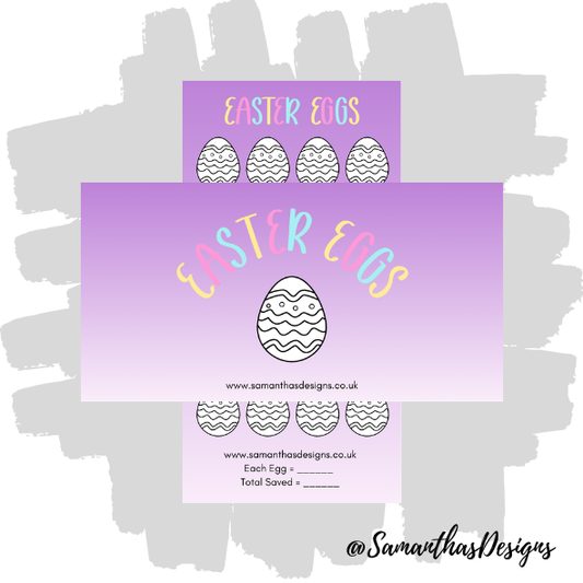 Easter Eggs Savings Tracker