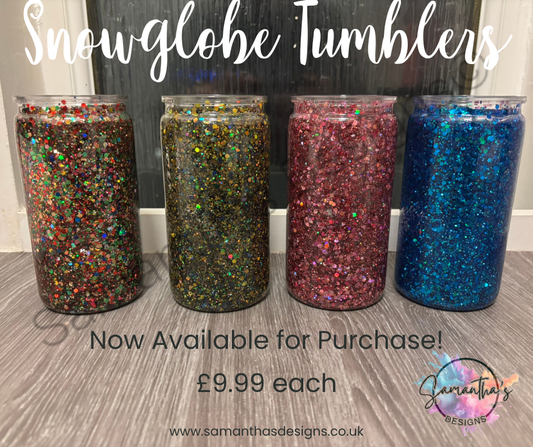 16oz Custom Snowglobe Tumblers