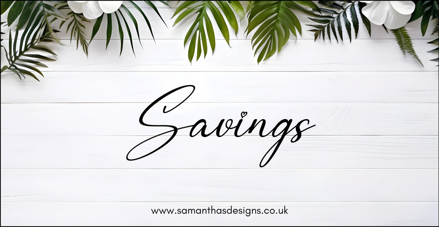 Customisable Cash Dashboard - Various Designs