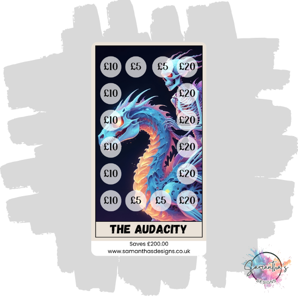 Funny Tarot Savings Trackers