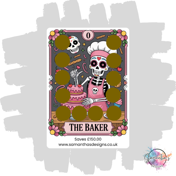 Funny Tarot Savings Trackers