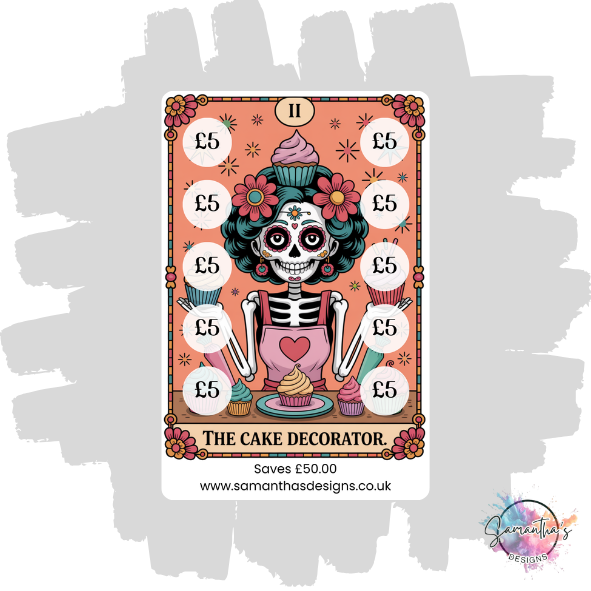 Funny Tarot Savings Trackers