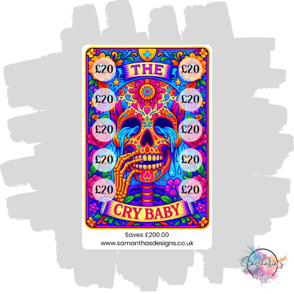 Funny Tarot Savings Trackers