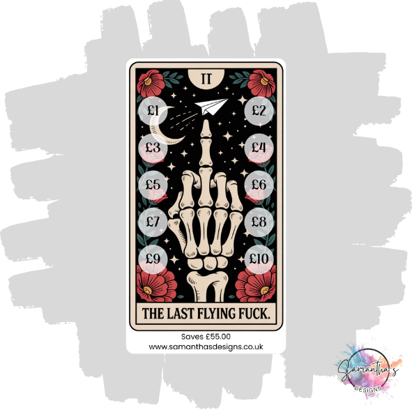 Funny Tarot Savings Trackers