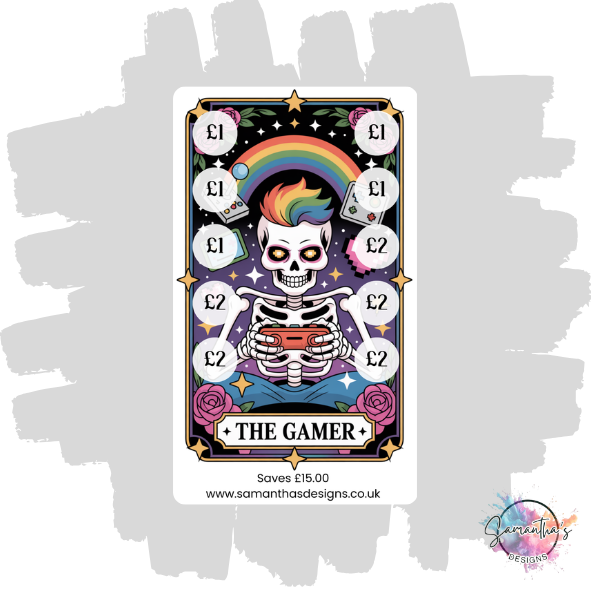 Funny Tarot Savings Trackers