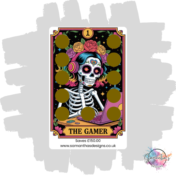 Funny Tarot Savings Trackers