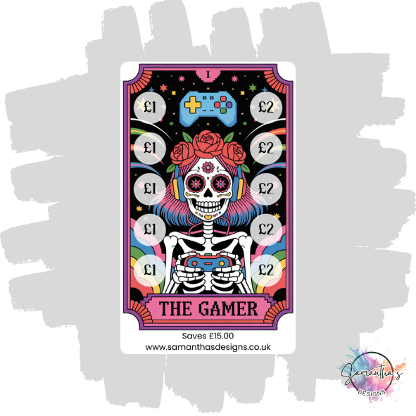 Funny Tarot Savings Trackers