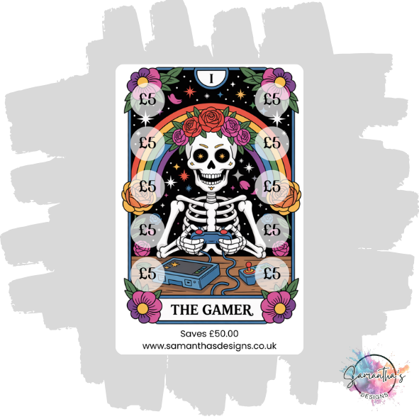 Funny Tarot Savings Trackers
