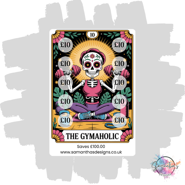 Funny Tarot Savings Trackers