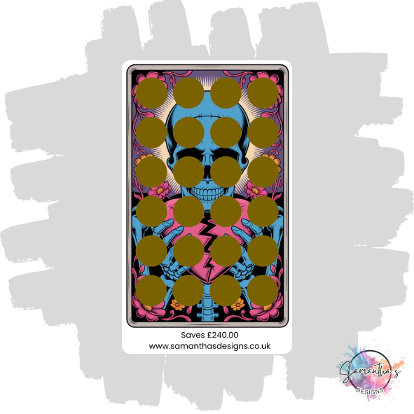 Funny Tarot Savings Trackers