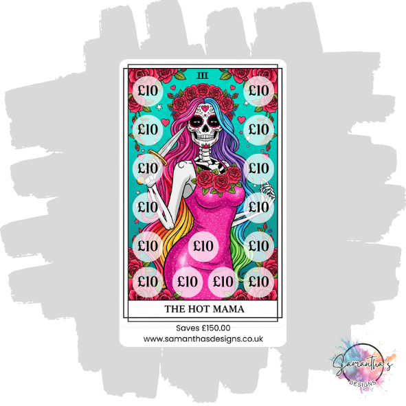 Funny Tarot Savings Trackers