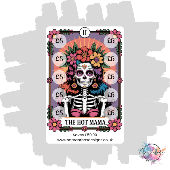 Funny Tarot Savings Trackers