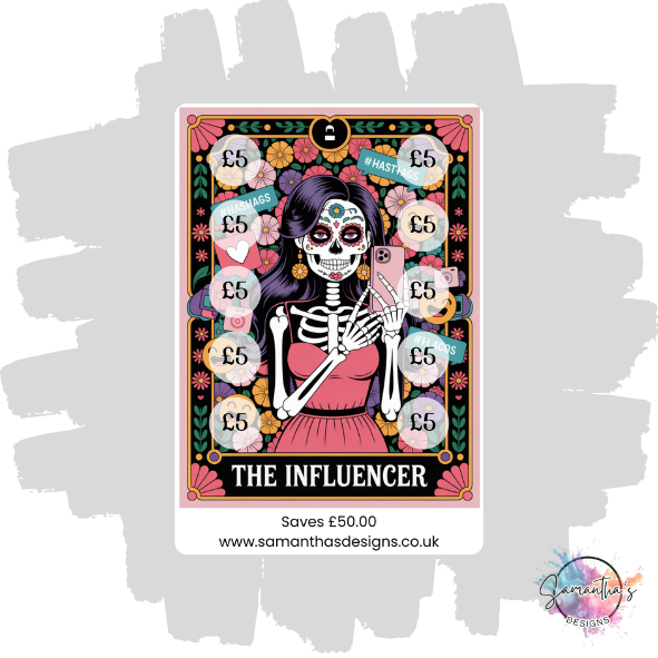 Funny Tarot Savings Trackers