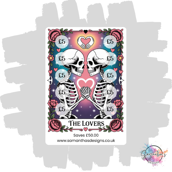 Funny Tarot Savings Trackers