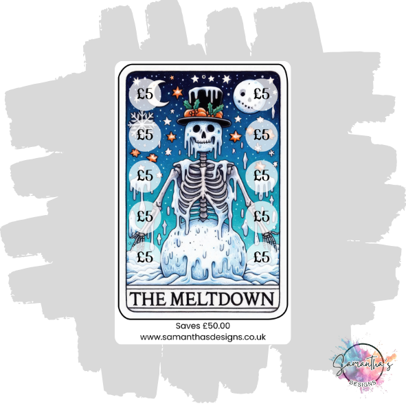 Funny Tarot Savings Trackers