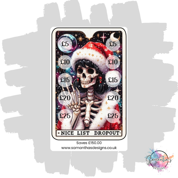 Funny Tarot Savings Trackers