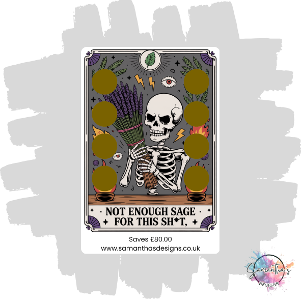 Funny Tarot Savings Trackers