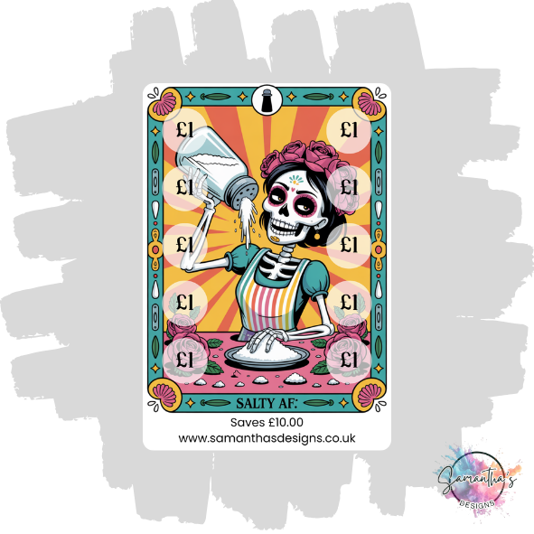Funny Tarot Savings Trackers
