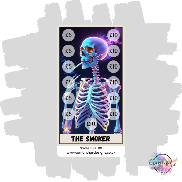Funny Tarot Savings Trackers