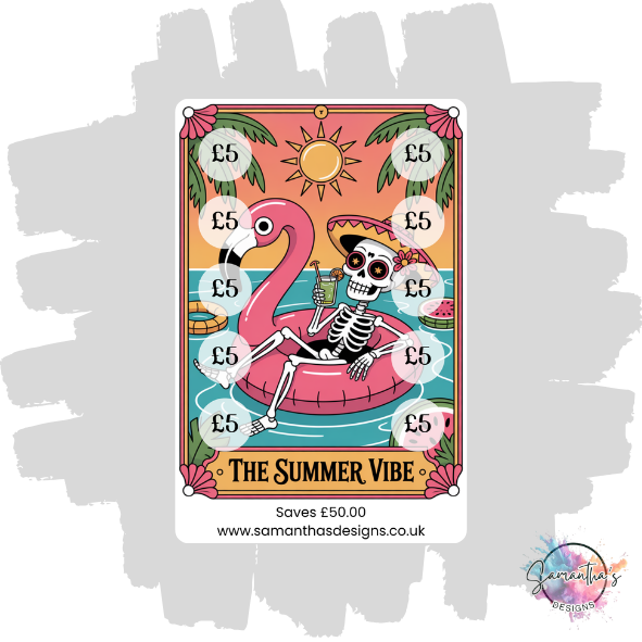 Funny Tarot Savings Trackers
