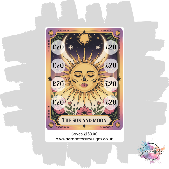 Funny Tarot Savings Trackers