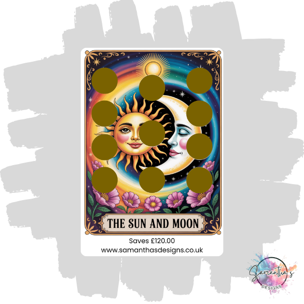 Funny Tarot Savings Trackers
