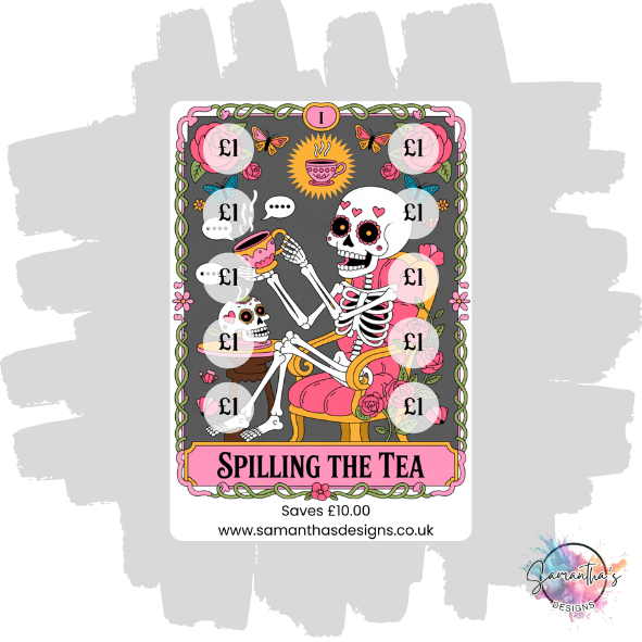 Funny Tarot Savings Trackers