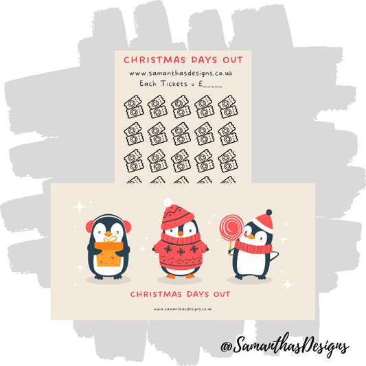 Penguin Christmas Days Out Savings Tracker